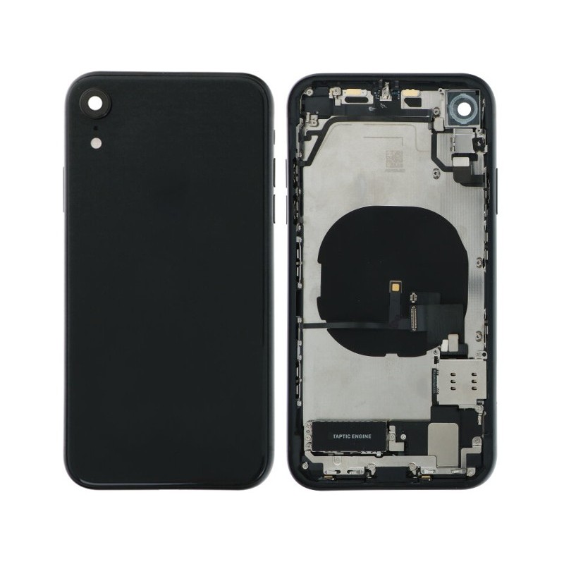 Rear Cover Full Parts Black iPhone XR No Logo