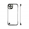 Stylish Ultra Thin Black Plating Case for iPhone 13