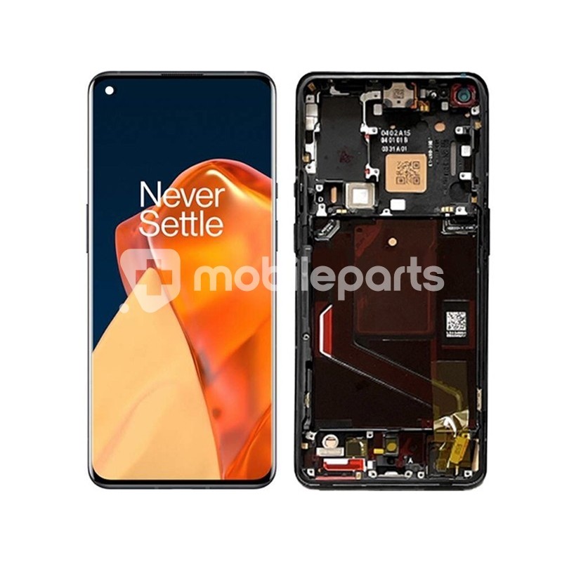 Display Touch + Frame Stellar Black OnePlus 9 Pro (Pulled)