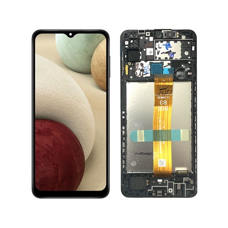 Display Touch + Frame Black Samsung SM-A127 A12 Ori