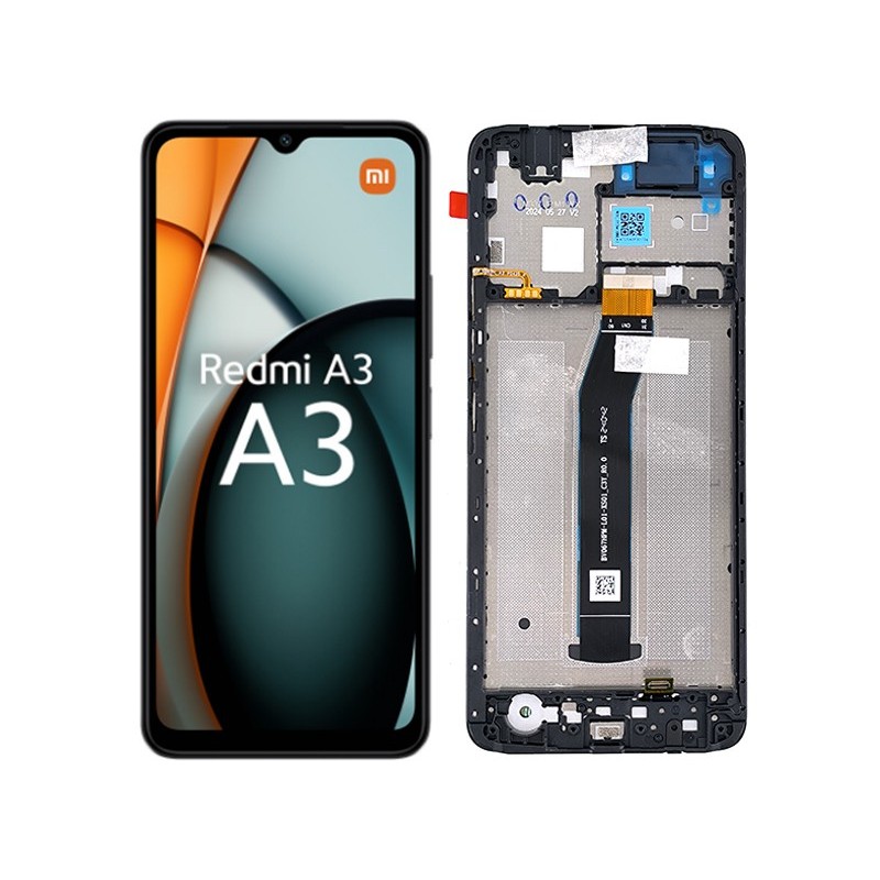 Display Touch + Frame Black Xiaomi Redmi A3 Ori
