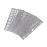 Kit 4 PCS Universal Stancil MTK MSM Reballing IC - Nand - CPU