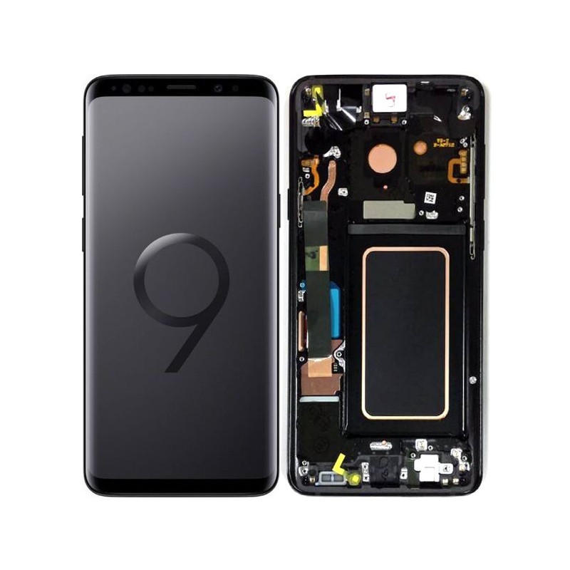 Display Touch + Frame Black Samsung SM-G965 S9 Plus Ori