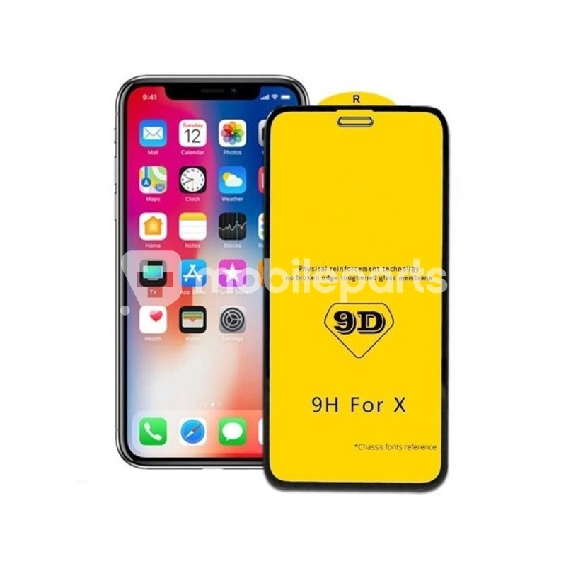 6D Tempered Glass iPhone X - iPhone XS