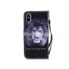 Leather Case TPU+PU Lion iPhone X - XS