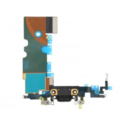 Charging Connector Black Flat Cable iPhone 8 (PULLED)