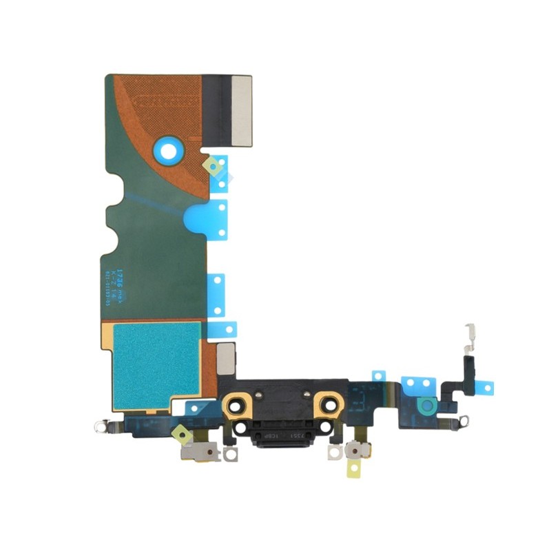 Charging Connector Black Flat Cable iPhone 8 (PULLED)
