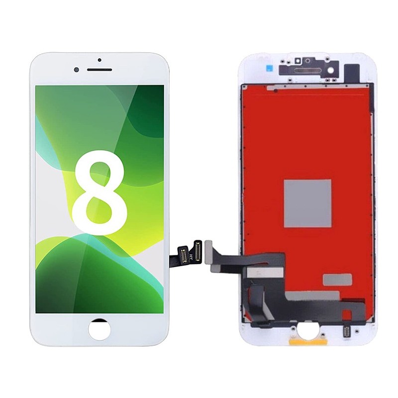 Display Touch White + Frame iPhone 8 No Logo
