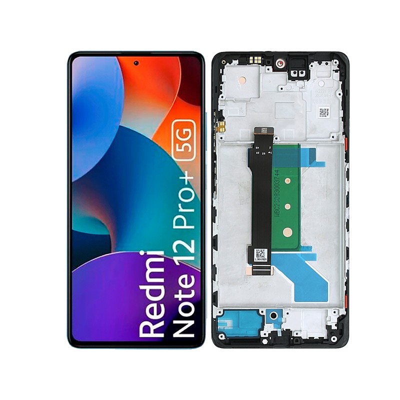 Display Touch + Frame Obsidian Black Xiaomi Redmi Note 12 Pro+ 5G Ori