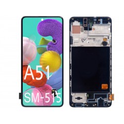 Display Touch + Frame Black Samsung SM-A515 A51 OLED