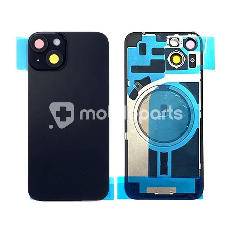 Rear Cover Midnight +Frame+ Holder + Magnetism Ring iPhone 14 No Logo