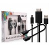 1.8m MHL Micro USB to HDMI Adapter Cable Kit