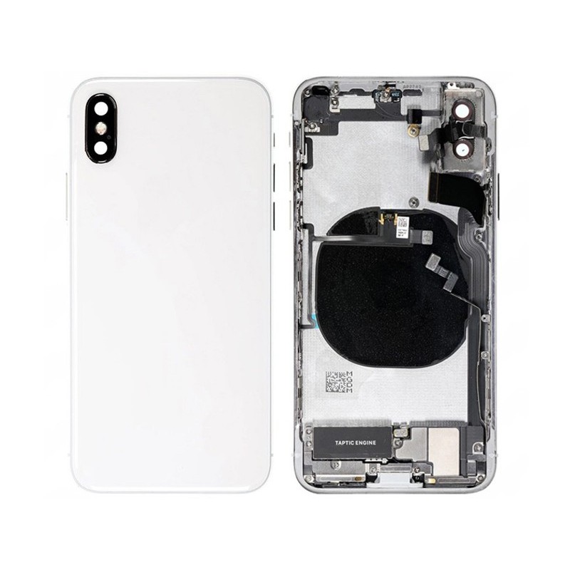 Battery Back Cover Full White iPhone XS No Logo