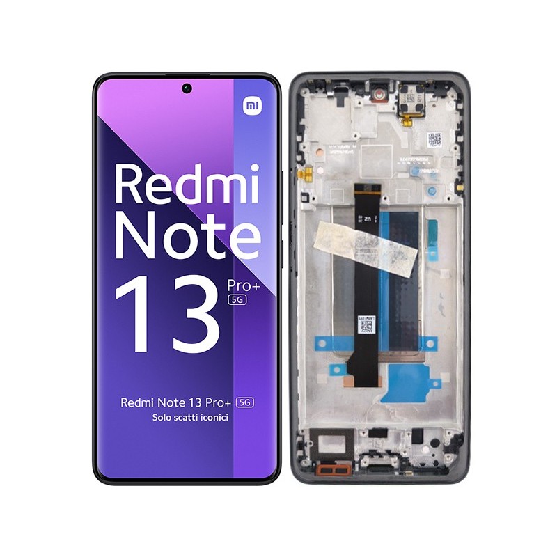 Display Touch + Frame Tarnish Xiaomi Redmi Note 13 Pro+ Ori