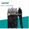Quick 857DW+ Single LED Display Lead Free Hot Air Gun EU Plug 4 Nozzles 220V- EU Adapter