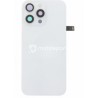 Rear Cover White Titanium + Holder + Magnetism Ring iPhone 16 Pro Max No Logo