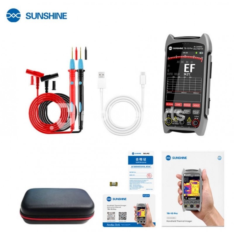 SUNSHINE TB-10 Pro – Handheld Infrared Thermal Imaging & Multimeter