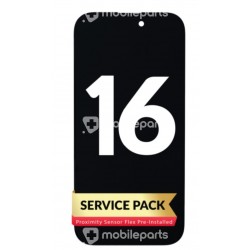 Display Touch Black iPhone 16 Ori (Service Pack)