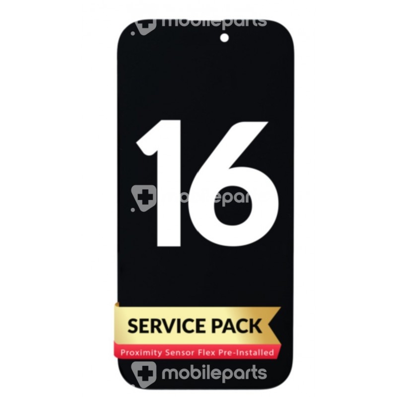 Display Touch Black iPhone 16 Ori (Service Pack)