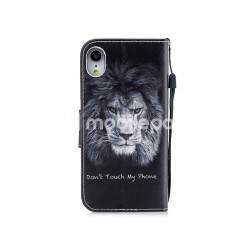 Leather Case TPU+PU Lion iPhone XR