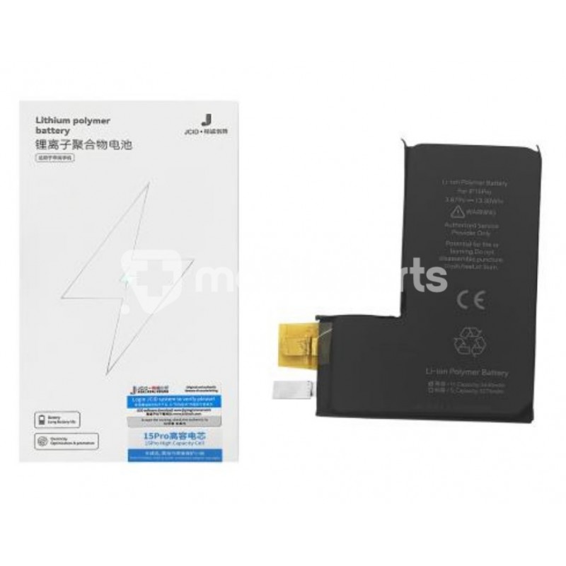 JCID Battery iPhone 15 Pro High Capacity 3430mAh