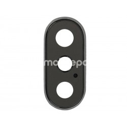 Back Rear Lens + Frame Black iPhone XS Max