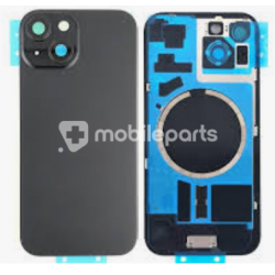 Rear Cover Black + Holder + Magnetism Ring iPhone 15 No Logo