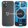 Rear Cover Black + Holder + Magnetism Ring iPhone 15 No Logo