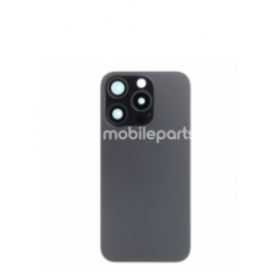 Rear Cover Titanium Black + Holder + Magnetism Ring iPhone 15 Pro No Logo