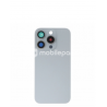 Rear Cover White Titanium + Holder + Magnetism Ring iPhone 15 Pro No Logo