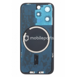 Rear Cover Natural Titanium + Holder + Magnetism Ring iPhone 15 Pro No Logo