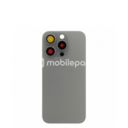 Rear Cover Natural Titanium + Holder + Magnetism Ring iPhone 15 Pro No Logo
