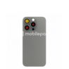 Rear Cover Natural Titanium + Holder + Magnetism Ring iPhone 15 Pro No Logo