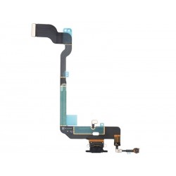 Charging Connector Flat Cable Black iPhone XS