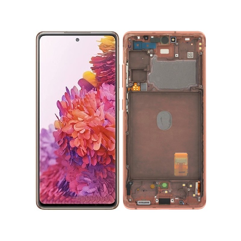 Display Touch + Frame Orange Samsung SM-G780 - G781 (B-G)  S20 FE Ori