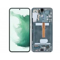 Display Touch + Frame Green Samsung SM-S906 S22+ Ori