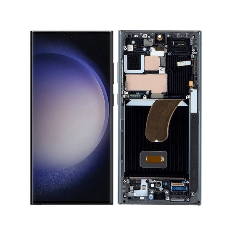 Display Touch + Frame Black Samsung SM-S918B S23 Ultra Ori