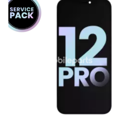 Display Touch Black iPhone 12 - 12 Pro Ori (Service Pack)