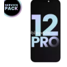 Display Touch Black iPhone 12 - 12 Pro Ori (Service Pack)