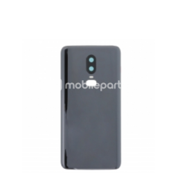 Rear Cover Black + Camera Lens OnePlus 6