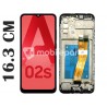 Display Touch + Frame Black Samsung SM-A025 A02s (16.3cm IPS) FO Ori