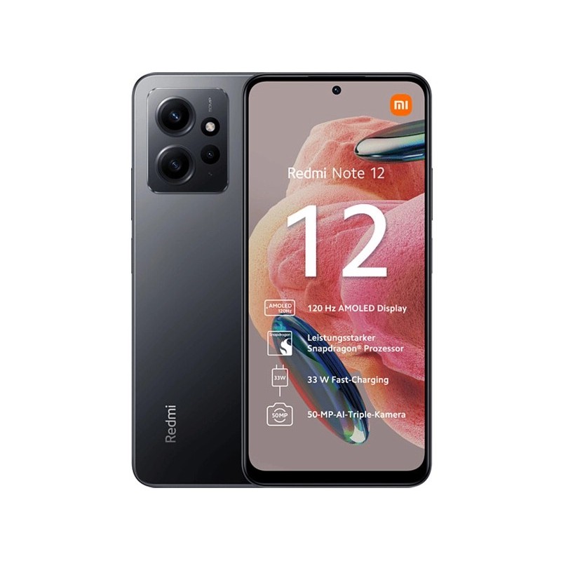 Xiaomi Redmi Note 12 4G Black 128GB
