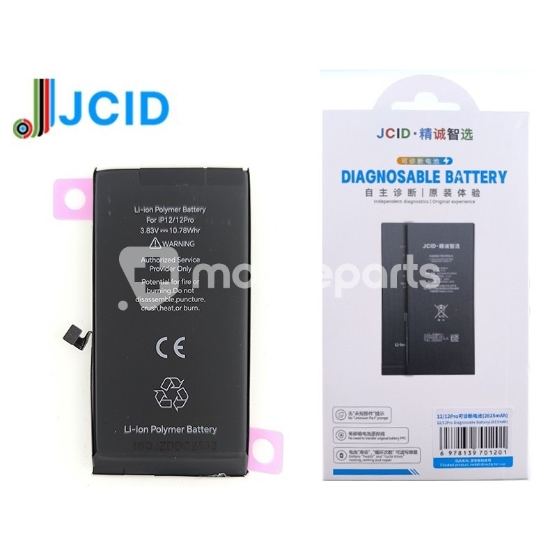 JCID Battery 2815 mAh iPhone 12 - 12 Pro Diagnosable