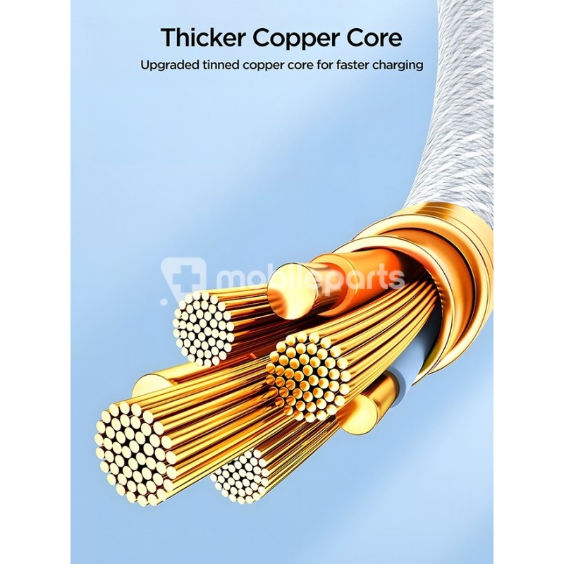 Joyroom S-A45 60W Fast Charging Data Cable (Type-C to Type-C) 1m-White