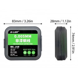 G-LON 0.005MM Non-enameled Copper Wire 100 Meters