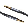 Joyroom - SY-A08 Audio-Transfer Series AUX Audio Cable 1.2m-Black