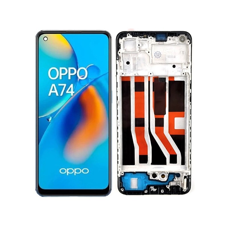 Display Touch + Frame Black OPPO A74 4G CHP2219 (PULLED)