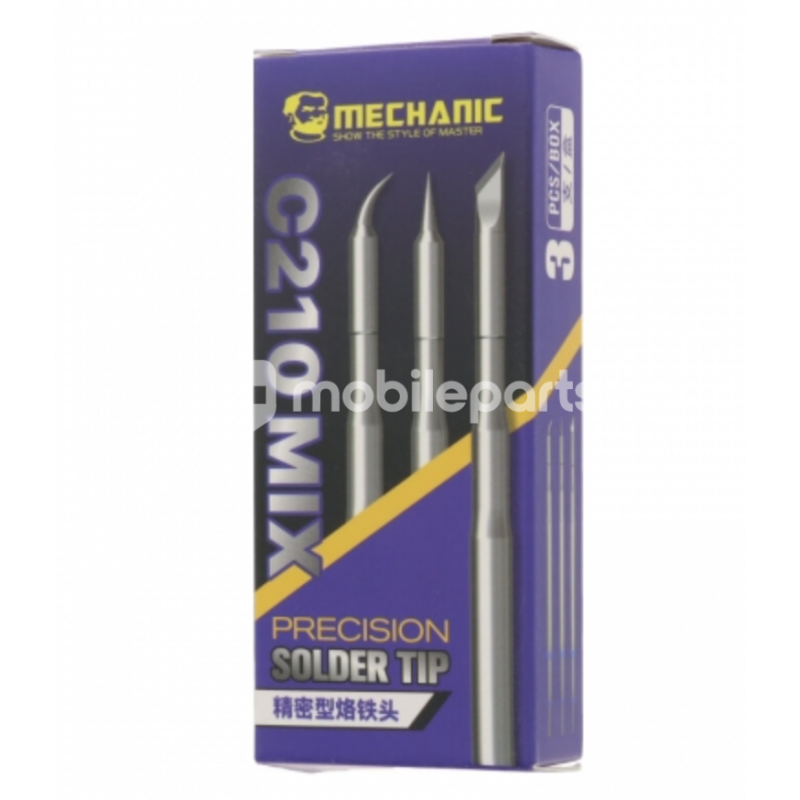 Mechanic C210 MIX 3 in 1 Precision Soldering Iron Tips Set ( SK - TS - TI)