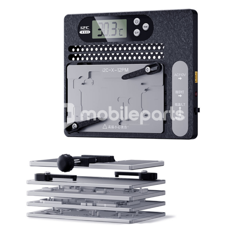 i2C T18 PCB Motherboard Layered Desoldering Station LCD Display for iPhone X-15 Pro Max 220V EU Adapter