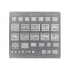 Amaoe IPBB:1 0.12MM Baseband - Hard Disk - WiFi - NFC - Code Chip Stencil iPhone 7 - 16 Pro Max